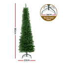 Jingle Jollys Christmas Tree 1.8m Pre-Lit 200 LED Lights Xmas Tree Decorations-2