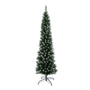 Jingle Jollys Christmas Tree 1.8m Xmas Tree Decorations Snowy 300 Tips-1