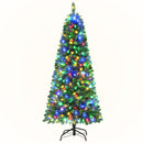 Jingle Jollys 1.8M Pre-lit Christmas Tree 8 Mode Multi Colour 200 LED Light Xmas-1