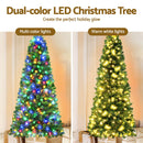 Jingle Jollys 1.8M Pre-lit Christmas Tree 8 Mode Multi Colour 200 LED Light Xmas-4