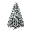 Jingle Jollys Christmas Tree 1.8m Snow Flocked Xmas Tree Decorations 468 Tips-1