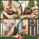 Jingle Jollys Christmas Wreath 40CM Xmas Garland Baubles Ornaments Party Decor-7