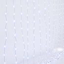 Jingle Jollys 3X3M Christmas Lights Curtain String Light 300 LED Cool White-9