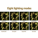 3X6M Christmas Lights Curtain Light Warm White 600 LED Jingle Jollys-5