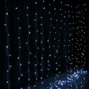 Jingle Jollys 6X3M Christmas Lights Curtain Light Cool White 600 LED-2