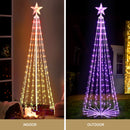 1.8M Christmas Tree 265 LED RGB Fairy Lights Jingle Jollys-5