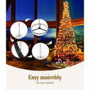 3.6M Christmas Tree LED Solar Warm Jingle Jollys-7