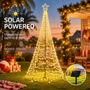 Jingle Jollys Solar Christmas Tree 3.6m 800 LED Net Lights Xmas Trees Decoration-2
