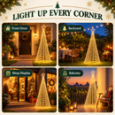 Jingle Jollys Solar Christmas Tree 3.6m 800 LED Net Lights Xmas Trees Decoration-4