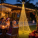 Jingle Jollys Solar Christmas Tree 3.6m 800 LED Net Lights Xmas Trees Decoration-6