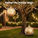 Jingle Jollys Christmas Inflatable Ball Bauble 60cm Outdoor Decoration Gold-7