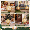 Jingle Jollys Christmas Inflatable Ball Bauble 60cm Outdoor Decoration Gold-8