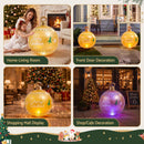 Jingle Jollys Christmas Inflatable Ball 60cm Led Illuminated Xmas Decoration-8