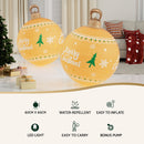 Jingle Jollys Christmas Inflatable Ball 60cm Led Illuminated Xmas Decoration-4