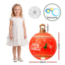 Jingle Jollys Christmas Inflatable Ball 60cm Led Illuminated Xmas Decoration Red-2