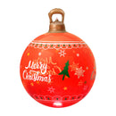 Jingle Jollys Christmas Inflatable Ball 60cm Led Illuminated Xmas Decoration Red-4