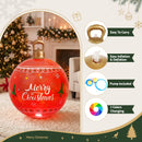 Jingle Jollys Christmas Inflatable Ball 60cm Led Illuminated Xmas Decoration Red-6
