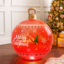 Jingle Jollys Christmas Inflatable Ball 60cm Led Illuminated Xmas Decoration Red-9