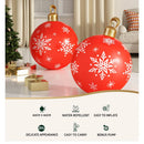 Jingle Jollys Christmas Inflatable Ball Bauble 60cm Outdoor Decoration Red-5