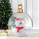 Jingle Jollys Christmas Inflatable Ball 60cm Snowman Decoration Giant Bauble-1