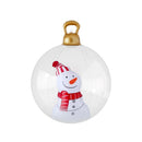 Jingle Jollys Christmas Inflatable Ball 60cm Snowman Decoration Giant Bauble-2