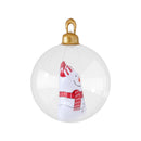 Jingle Jollys Christmas Inflatable Ball 60cm Snowman Decoration Giant Bauble-4