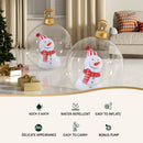 Jingle Jollys Christmas Inflatable Ball 60cm Snowman Decoration Giant Bauble-4