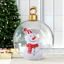 Jingle Jollys Christmas Inflatable Ball 60cm Snowman Decoration Giant Bauble-7