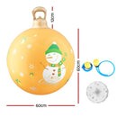 Jingle Jollys Christmas Inflatable Ball 60cm Led Illuminated Snowman Xmas Decor-3