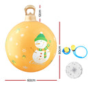 Jingle Jollys Christmas Inflatable Ball 60cm Led Illuminated Snowman Xmas Decor-2
