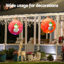Jingle Jollys Christmas Inflatable Ball 60cm Illuminated Led Snowman Xmas Decor-6