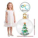 Jingle Jollys Christmas Inflatable Ball 60cm Tree Decoration Giant Bauble Clear-3
