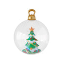 Jingle Jollys Christmas Inflatable Ball 60cm Tree Decoration Giant Bauble Clear-1