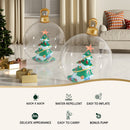 Jingle Jollys Christmas Inflatable Ball 60cm Tree Decoration Giant Bauble Clear-4