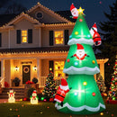 Jingle Jollys Christmas Inflatable Santa Tree 5M Illuminated Decorations-10