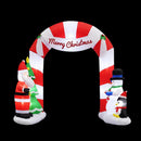 Jingle Jollys Christmas Inflatable Archwary Santa 3M Illuminated Decorations-1