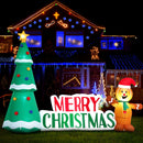 Jingle Jollys Christmas Inflatable Gingerbread Man Tree LED Illuminated Decorations-7