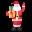 Jingle Jollys Christmas Inflatable Santa 2.4M Illuminated Decorations-1