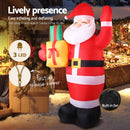 Jingle Jollys Christmas Inflatable Santa 2.4M Illuminated Decorations-7