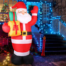 Jingle Jollys Christmas Inflatable Santa 2.4M Illuminated Decorations-9