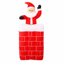 Jingle Jollys Christmas Inflatable Santa Pop Up 1.8M Illuminated Decorations-4