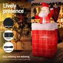 Jingle Jollys Christmas Inflatable Santa Pop Up 1.8M Illuminated Decorations-7