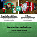Jingle Jollys Christmas Inflatable Archwary 2.8M Illuminated Decorations-3