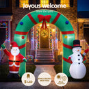 Jingle Jollys Christmas Inflatable Archwary 2.8M Illuminated Decorations-5
