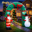 Jingle Jollys Christmas Inflatable Archwary 2.8M Illuminated Decorations-9