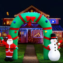 Jingle Jollys Christmas Inflatable Archwary 2.8M Illuminated Decorations-8