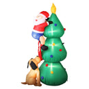 Jingle Jollys Christmas Inflatable Santa Tree 1.8M Illuminated Decorations-4