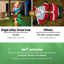 Jingle Jollys Christmas Inflatable Santa Tree 1.8M Illuminated Decorations-8