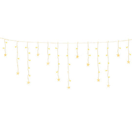 160 LED 6M Christmas Lights Icicle Light Solar Warm Jingle Jollys