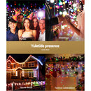 Jingle Jollys 12.5M Solar Christmas Lights Icicle String Light Multi Colour-8